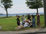 lunch time crew at Stage Fort Park