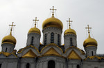 Onion domes on the Annunciation Cathedral
