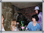 near the fountain at White Rainbow