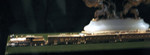 Trans-Siberian train replica - left - headlights of diamonds