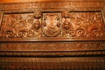 woodwork in Gothic bedroom