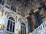 windows and mirrors on the staircase