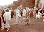 Three Aunts on the lawn