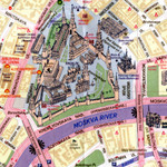 Moskva River map detail