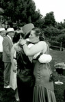 Jen gives her new Brother-In-Law a hug
