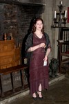 Janine near the fireplace - color