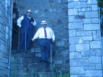 Doug and rs on the back stairs