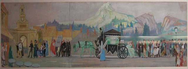 Cortege Pontarlier 1944 by Henri Genevrier