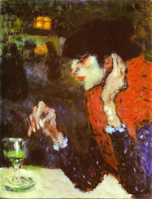 Picasso 1901 The Absinth Drinker
