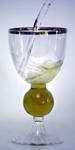 dose glass with bulb reservoir