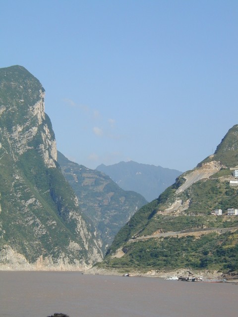Several paths carved in cliff side