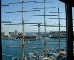 Tall ship out room window WTC