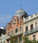 mosaic tile dome on house