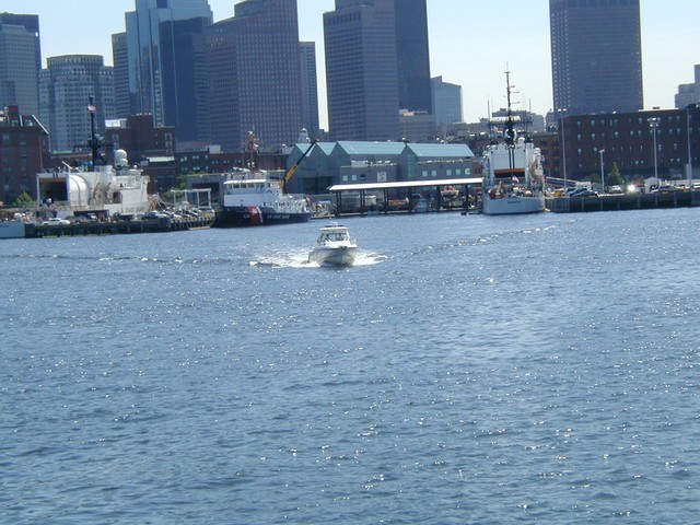view towards Boston