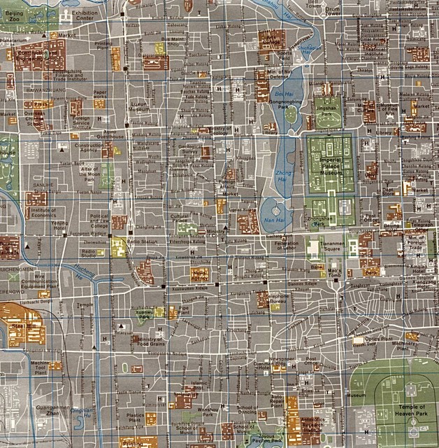 beijing large city map
