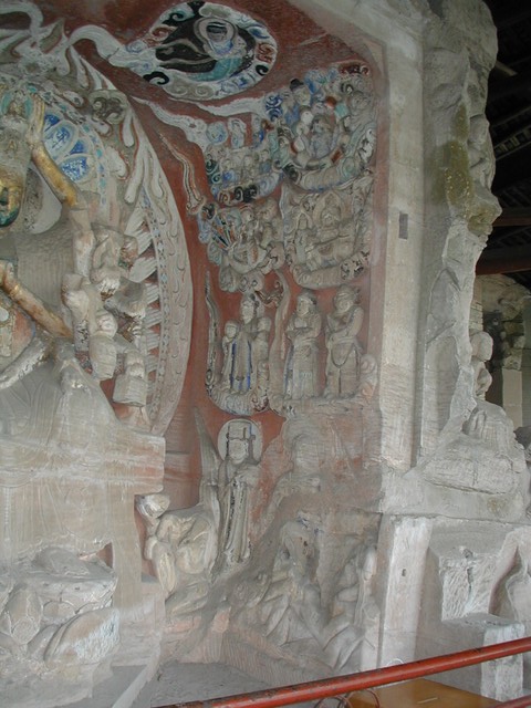 Goddess of Mercy golden arms in the left portion of the picture