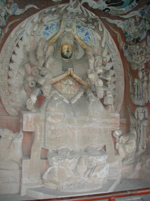 Goddess of Mercy with golden arms