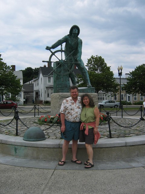 Uncle David and Aunt Georgia in Gloucester