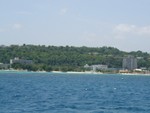 coast from catamaran