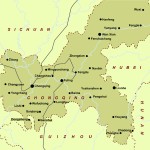 Chongqing map