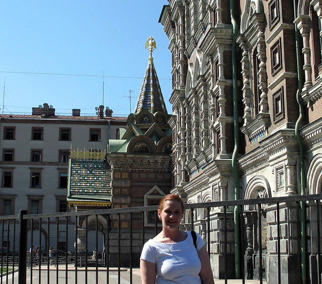 Jen at Church on Spilled Blood