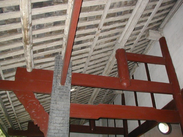 Red roof rafters