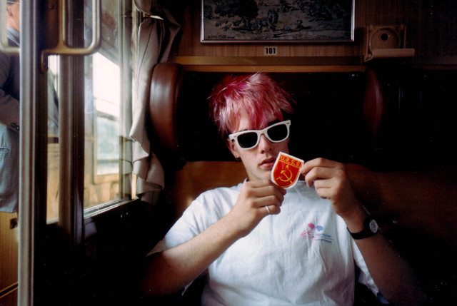 21-Jun-87 - Dean on the train