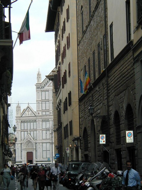 Alley facing Santa Croce