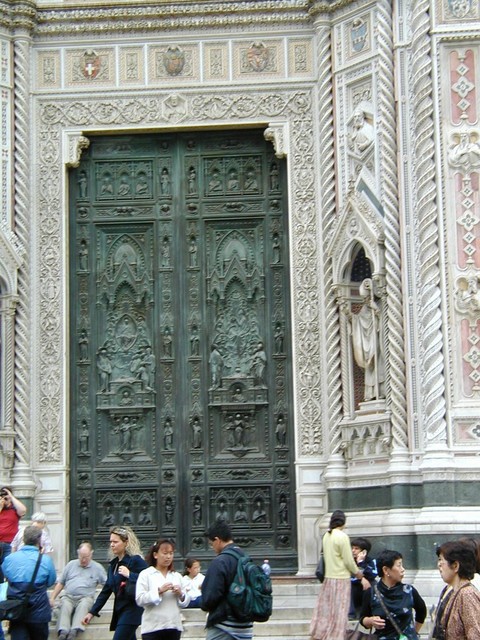 Doors on Piazza di San Giovanni side of Duomo