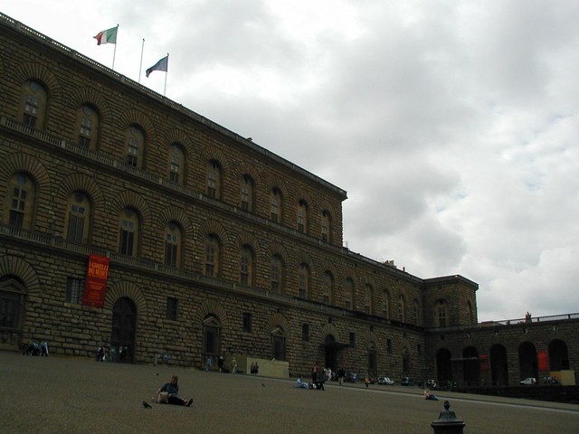 Pitti Palace front square