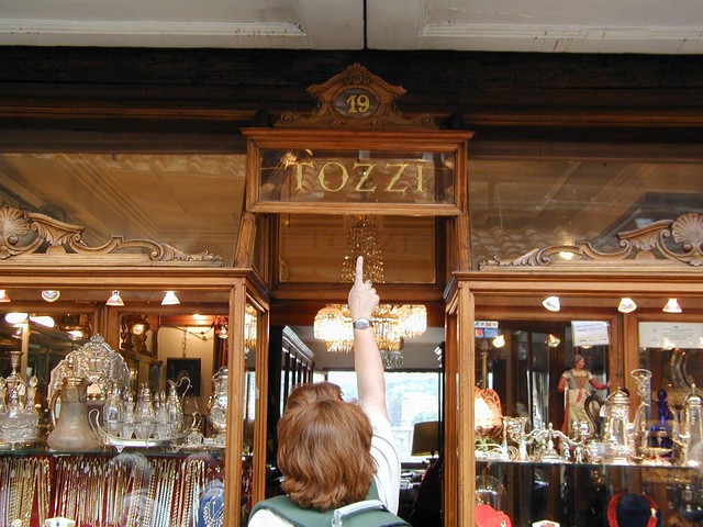 Tozzi's shop on Ponte Vecchio