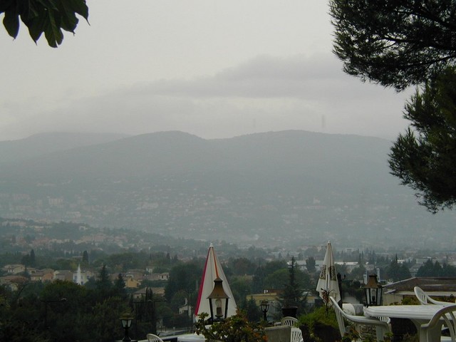 View from lunch in Grasse