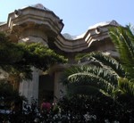 View towards upper deck from garden