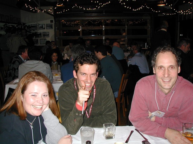 Allison Feese, Eric Troyer and Dave Wodlet