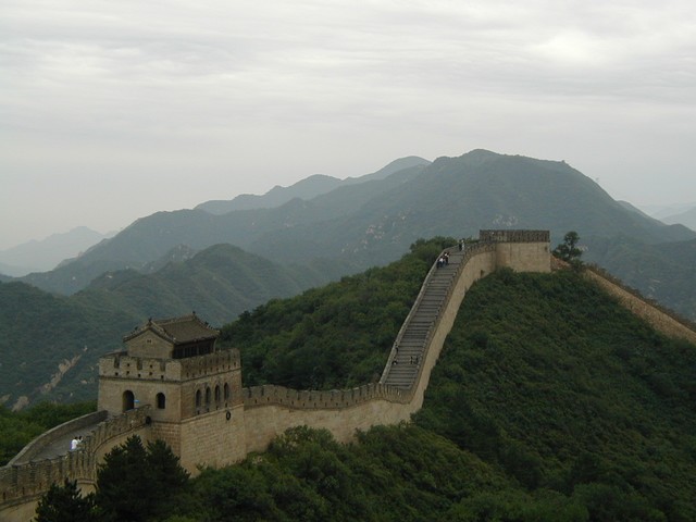 The Great Wall stretches some 6000km across China