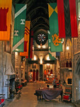 flags in the Great Hall