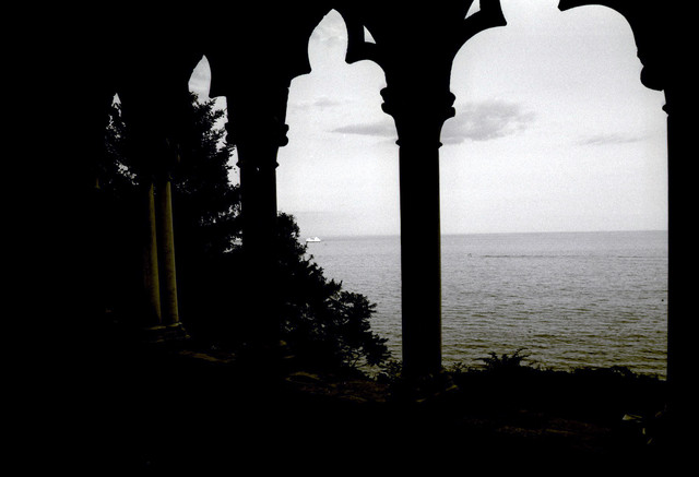 arches looking spooky