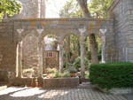 arches in the courtyard