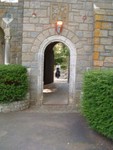 the gateway into the courtyard
