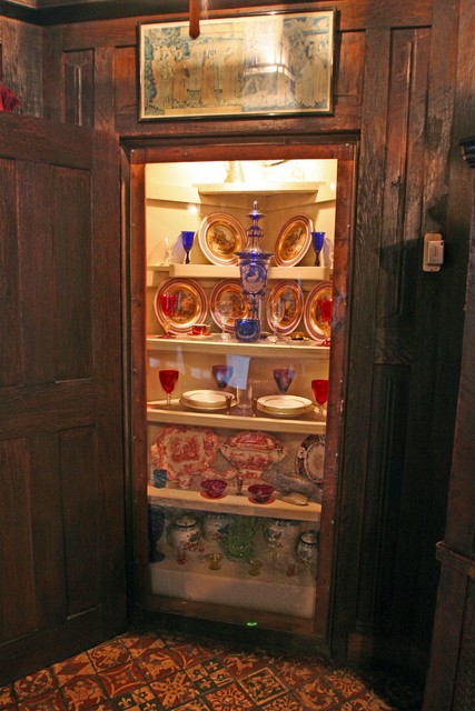 corner hutch in dining room