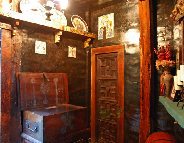 corner of dining room