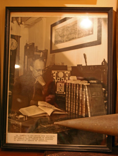 Dr. Hammond at his office desk