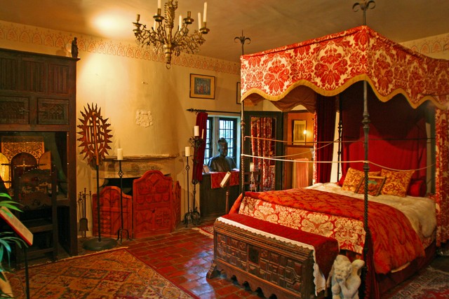 Medieval Bedroom - lush colors