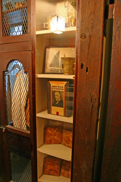 Wardrobe between Early American and Gothic bedrooms
