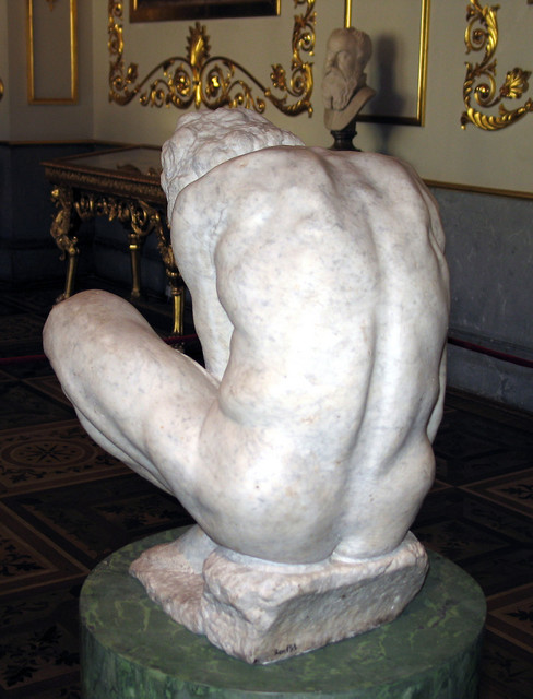 Michelangelo Buonarotti - Crouching Boy - 1530-1534