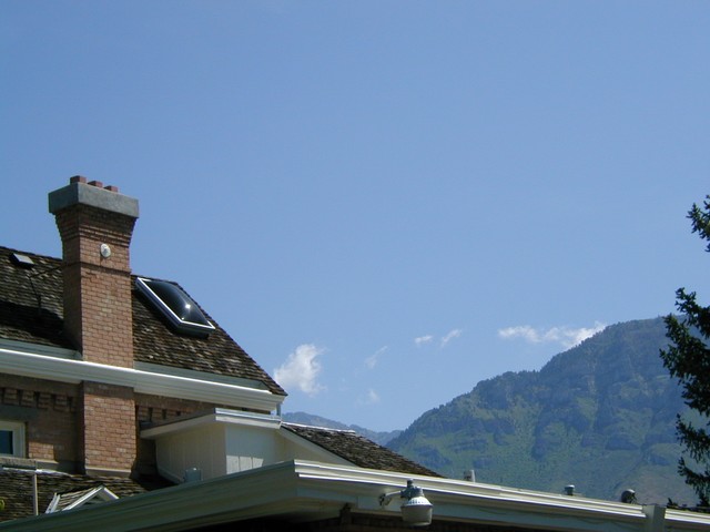 mountains behind the Hines
