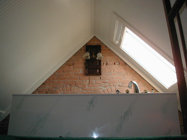 skylight over extra large tub