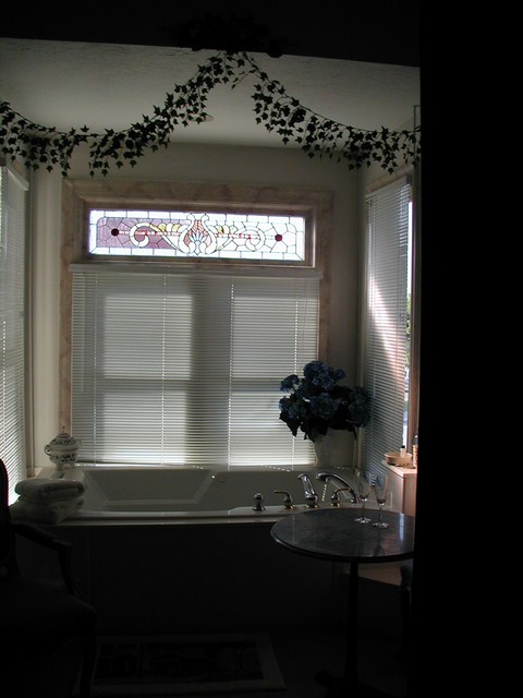 stained glass in another guest room