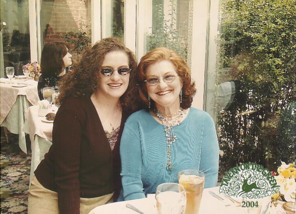 Jen and Susan at Tavern on the Green NYC Apr-04