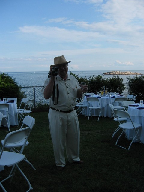 Uncle David is ready to film the vows